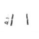 Set placute frana fata BOSCH pentru CITROEN XANTIA 1.6-2.0D 03.93-04.03, inaltime 60 mm, latime 131.1 mm, grosime 17 mm