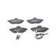 Set placute frana fata BOSCH pentru CITROEN XANTIA 1.6-2.0D 03.93-04.03, inaltime 60 mm, latime 131.1 mm, grosime 17 mm