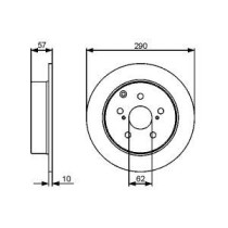 Disc frana BOSCH