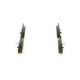 Set placute frana fata BOSCH pentru SEAT CORDOBA, IBIZA II, VW GOLF III, dimensiuni 50.3 mm x 142.1 mm x 19.5 mm