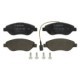 Set placute frana fata BOSCH cu suplimente pentru ALFA ROMEO MITO, FIAT BRAVO II, STILO 1.3D-2.4, dimensiuni 57.5mm x 151.0mm x 19.0mm