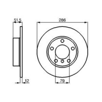 Disc frana BOSCH