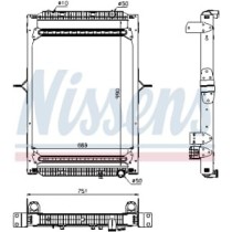 Radiator, racire motor NISSENS