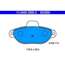 Set placute frana,frana disc ATE