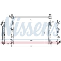 Radiator, racire motor NISSENS