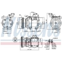 Compresor, climatizare NISSENS