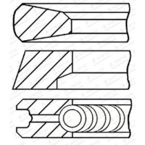 Set segmenti piston GOETZE