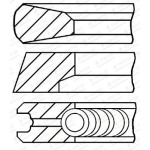 Set segmenti piston GOETZE