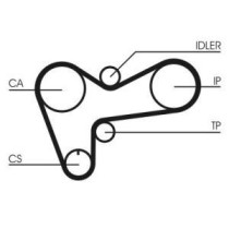 Curea de distributie CONTITECH