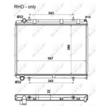 Radiator, racire motor NRF