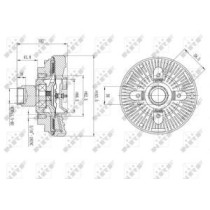 Cupla, ventilator radiator NRF