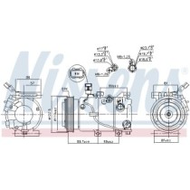 Compresor, climatizare NISSENS