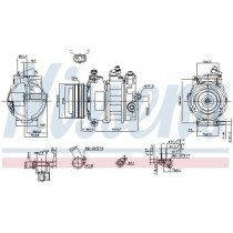 Compresor, climatizare NISSENS