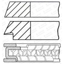 Set segmenti piston GOETZE