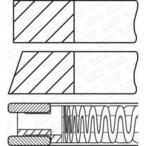 Set segmenti piston GOETZE