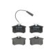 Set placute frana spate BOSCH pentru AUDI A2, FORD GALAXY I, GALAXY MK I 1.2D-2.8, inaltime 52.9 mm, latime 87.0 mm, grosime 17.0 mm