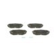 Set placute frana fata BOSCH pentru LINCOLN MKX, MAZDA CX-7 2.2D/2.3/3.5, inaltime 57.9 mm, latime 139.6 mm, grosime 18.1 mm