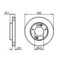 Disc frana BOSCH