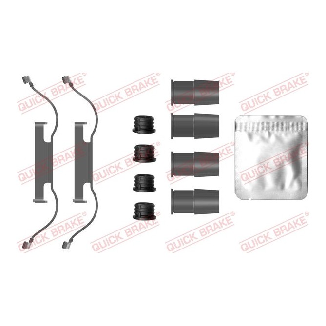 Set accesorii, placute frana QUICK BRAKE