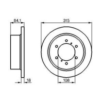 Disc frana BOSCH