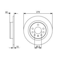 Disc frana BOSCH