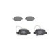 Set placute frana spate BOSCH pentru ALFA ROMEO MITO 0.9-1.6D 08.08-10.18, inaltime 43.8 mm, latime 95.8 mm, grosime 17.1 mm