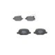 Set placute frana spate BOSCH pentru ALFA ROMEO MITO 0.9-1.6D 08.08-10.18, inaltime 43.8 mm, latime 95.8 mm, grosime 17.1 mm