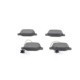 Set placute frana spate BOSCH pentru ALFA ROMEO MITO 0.9-1.6D 08.08-10.18, inaltime 43.8 mm, latime 95.8 mm, grosime 17.1 mm