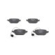 Set placute frana spate BOSCH pentru ALFA ROMEO MITO 0.9-1.6D 08.08-10.18, inaltime 43.8 mm, latime 95.8 mm, grosime 17.1 mm