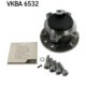 Kit rulmenti roata SKF Spate Dreapta/Stanga cu mufa pentru VOLVO S60 II, S80 II, V60 I, V70 III, XC70 II 83 mm inaltime, 136 mm diametru flansa