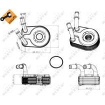 Radiator ulei, ulei motor NRF