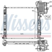 Radiator, racire motor NISSENS