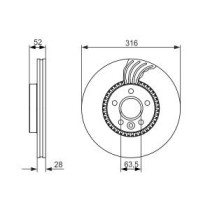 Disc frana BOSCH