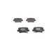 Set placute frana Spate BOSCH pentru HONDA CIVIC VIII 1.4-2.2D 09.05-01.12, Inaltime 46.2 mm, Latime 95.9 mm, Grosime 15.6 mm