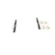 Set placute frana Spate BOSCH pentru HONDA CIVIC VIII 1.4-2.2D 09.05-01.12, Inaltime 46.2 mm, Latime 95.9 mm, Grosime 15.6 mm