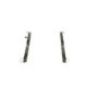 Set placute frana spate BOSCH pentru INFINITI QX4, QX56, NISSAN PATROL VI, dimensiuni 50.2 mm x 127.9 mm x 14.8 mm