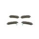 Set placute frana spate BOSCH pentru INFINITI QX4, QX56, NISSAN PATROL VI, dimensiuni 50.2 mm x 127.9 mm x 14.8 mm