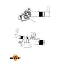 Termostat,lichid racire NRF