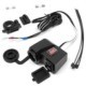 Adaptor brichetă 4 RIDE DC 12-24V USB 5V/3.1A motocicletă priză suplimentară cu întrerupător