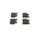 Set placute frana spate BOSCH pentru MERCEDES 124 (A124), 124 (C124), 124 T-MODEL (S124), 124 (W124), 190 (W201), C T-MODEL (S202), C (W202), E (A124), E (C124) 1.8-6.0