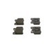 Set placute frana spate BOSCH pentru MERCEDES 124 (A124), 124 (C124), 124 T-MODEL (S124), 124 (W124), 190 (W201), C T-MODEL (S202), C (W202), E (A124), E (C124) 1.8-6.0