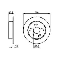 Disc frana BOSCH