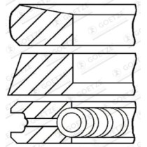 Set segmenti piston GOETZE