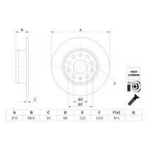 Disc frana BOSCH