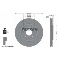 Disc frana TEXTAR