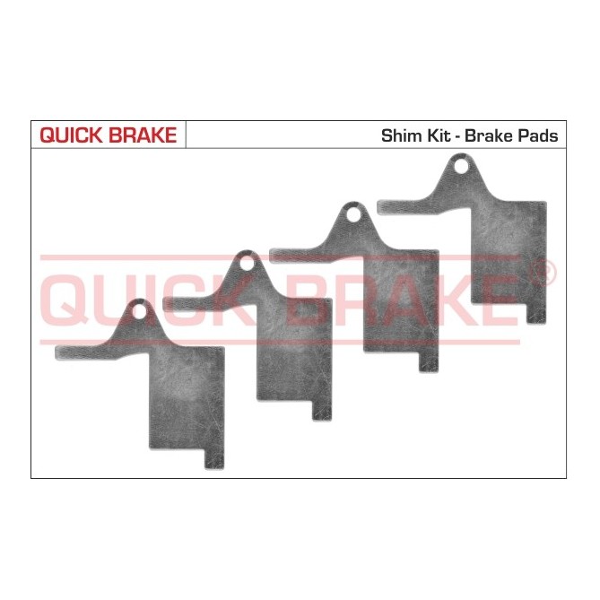 Folie antizgomot, placute de frana (suport) QUICK BRAKE