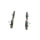 Set placute frana fata BOSCH VOLVO XC90 I 2.4D-4.4 06.02-12.14 74.3 mm x 155.3 mm x 19.0 mm