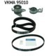 Set curea de distributie SKF pentru HYUNDAI H100, MITSUBISHI GALANT IV, L 300, L200, PAJERO I, II 2.3D/2.5D 09.80-12.15