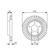 Disc frana BOSCH