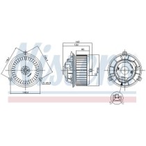 Ventilator, habitaclu NISSENS